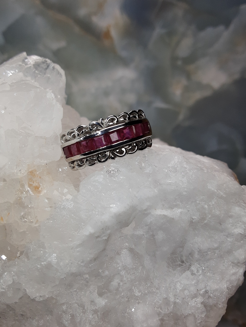 925 Ruby Ring.